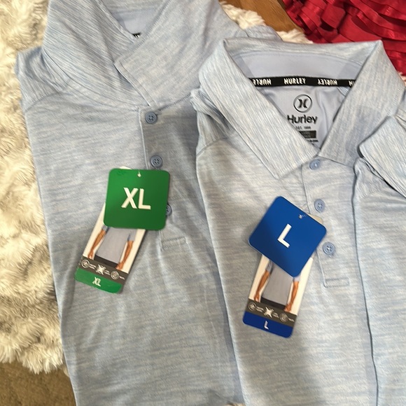 BUNDLE DEAL ALERT!   NWT! Men's Ace Light Blue  Short Sleeve Polo Shirt - Picture 3 of 5